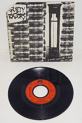 GUILTY RAZORS I DON T WANNA BE RICH 1978 POLYDOR FRENCH PUNK 7  45rpm  P S