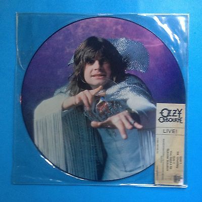OzzY Ozbourne Live 12  PICTURE DISC1981 Jet PROMO 45 rpm   SEALED SUPER RARE