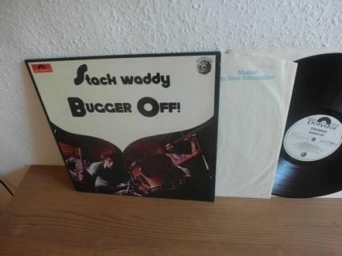 STACK WADDY Bugger Off 1972 Orig LP British BLUES PROG Mint Promo wow           