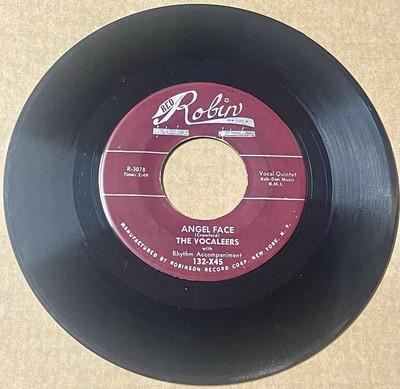 The Vocaleers 1954 DOO WOP 45 Angel Face / Lovinâ Baby RED ROBIN VG+ HEAR