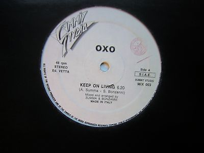OXO  Keep on Living  12  Original Rare Italo Disco 45 RPM VG 