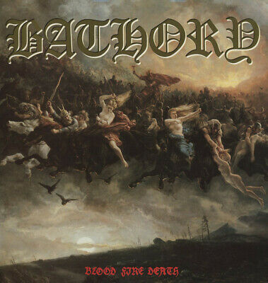 Bathory Blood Fire Death GATEFOLD NEAR MINT Under one flag Vinyl LP