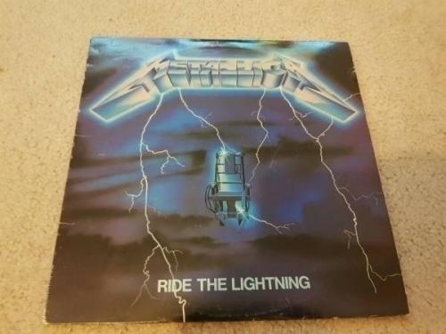 METALLICA        Ride The Lightning MEGAFORCE  MRI 769  1st pressing VINYL LP