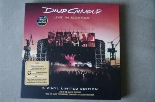 David Gilmour Live In Gdansk 5lp BOX SET EMI Pink Floyd 