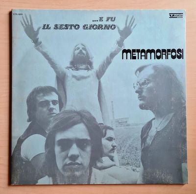 METAMORFOSI   E FU IL SESTO GIORNO LP og  1972 Vedette 1st PRESS   ITALIAN PROG 