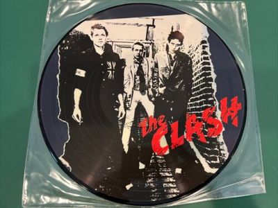 Clash   Self Titled  Vinyl 12       Picture Disc Epic Canada Import 36060 P      VG 