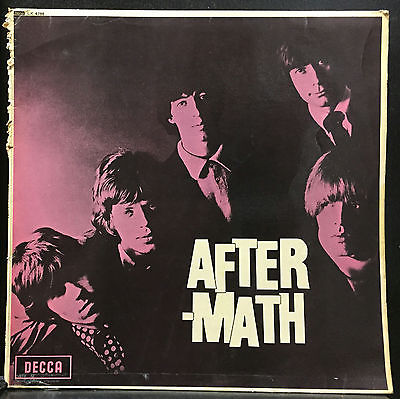 The Rolling Stones Aftermath LP VG Mono UK 1966 Decca LK 4786 Rare Red Label Var