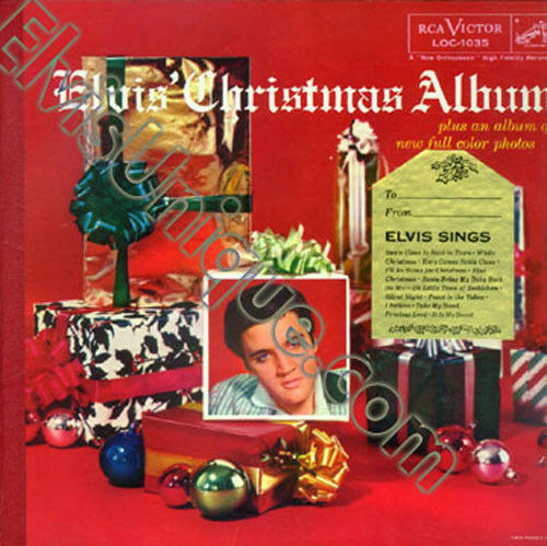 Elvis Presley   Elvis  Christmas Album With Gold Sticker Still In Shrink LP