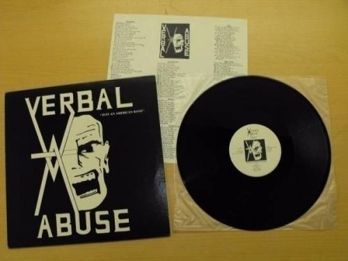 VERBAL ABUSE    Just An American Band  LP original 1984 HC punk classic  Slayer