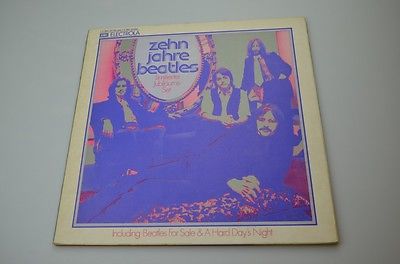 THE BEATLES   ZEHN JAHRE BEATLES  LIMITED GERMAN 2 LP Set FROM 1972 EXCELLENT   