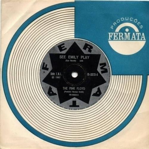 PINK FLOYD See Emily Play   Scarecrow BRAZIL 1967 RARE 7  45 FB 332223 A 
