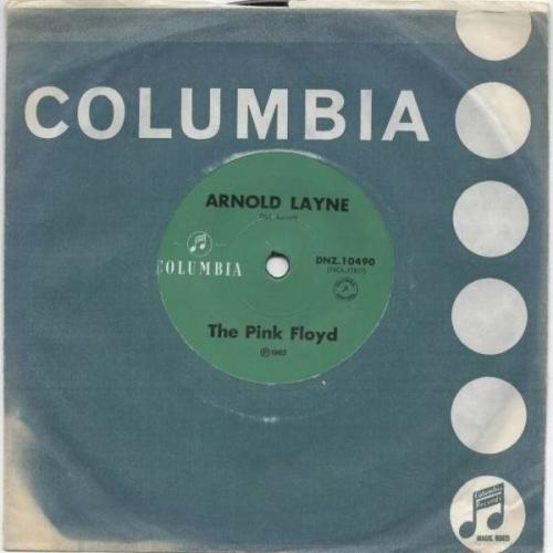 PINK FLOYD Arnold Layne   Candy and a Currant Bun NEW ZEALAND Rare 7  45 VG  VG 