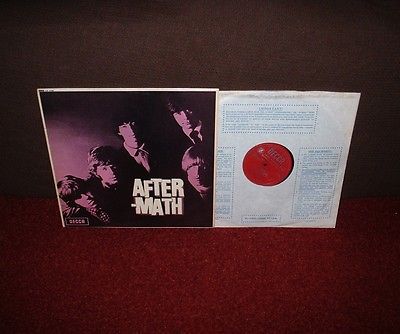 ROLLING STONES Aftermath LP 1966 MONO 1st  SHADOW COVER   WITHDRAWN     