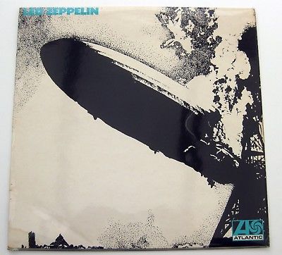LED ZEPPELIN I 1 1st LP 1969 1st Press TURQUOISE Uncorrected  NEAR MINT AUDIO