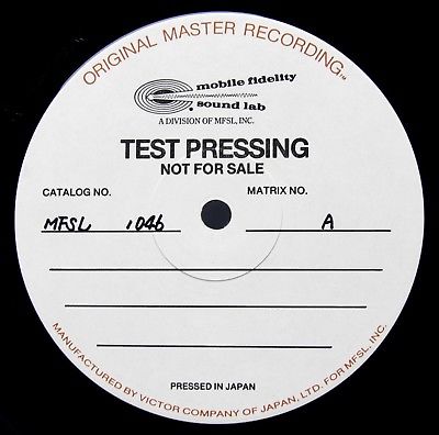 MFSL  LP  CAROLE KING    UNRELEASED  TEST PRESSING    Simple Things   Audiophile