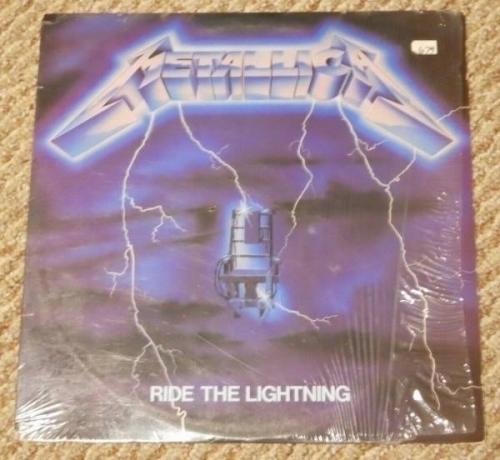 METALLICA   RIDE THE LIGHTNING   LP 1984   1st PRESS   VG VG   SHRINK PRICE RARE