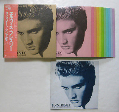 Elvis Presley 1985 Japan LTD 11 LP BOX SET COMPLETE SINGLES Japanese 