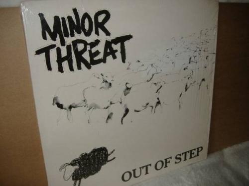Minor Threat   Out Of Step 12  orig  1st press 1983 black back cover SSD punk