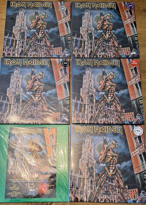 Iron Maiden 6x LP Colored Vinyl Album Record Munchen