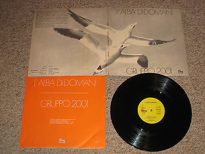 Gruppo 2001  L Alba Di Domani 1972  King Records Italy  Rare  NM Italian Prog LP