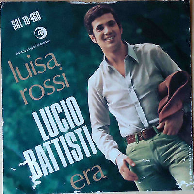 LUCIO BATTISTI LUISA ROSSI ERA MEGARARO ORIGINALE SECONDO  45 giri RICORDI 1967