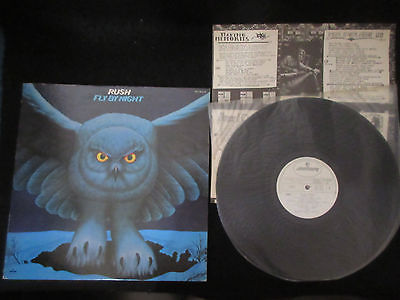 Rush Fly by Night Japan Original Vinyl LP Promo White Label 1975 RJ 7012 PROG