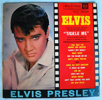 ELVIS PRESLEY TICKLE ME MEGA RARE SOUTH AFRICA ONLY ISSUE LP RCA 32 049