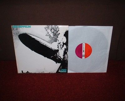 LED ZEPPELIN 1st LP 1969 TURQUOISE 1st Press  EARLIEST EVER   TYPE 1 LABELS    