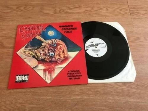 Cannibal Corpse   Hammer Smashed Face  LP 1993 Org 1 Press   Metal blade records