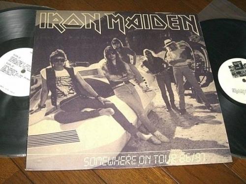 IRON MAIDEN SOMEWHERE ON TOUR 86 87 LIVE IN LONDON 11 1986 JAPAN COLLECTORS 2 LP