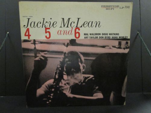 JACKIE MCLEAN 4 5   6 LP Original DEEP GROOVE Prestige FLAT LIP Fireworks MONO