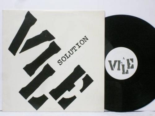 VILE Solution LP RARE Boston PUNK Only 300 Pressed KBD NEAR MINT Not Reissue