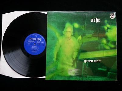 ACHE Green Man LP Philips Danish 1st Press Prog Psych 1971  NM