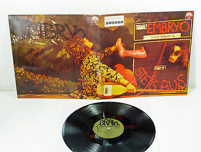 EMBRYO  Steig aus  german 1st green BRAIN 1973 fold out LP PROG Kraut LP 1023