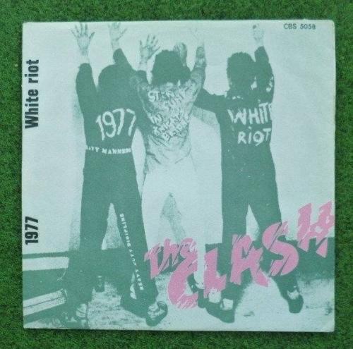CLASH first 7  White Riot 1977 mint YUGOSLAVIAN IMPORT punk PISTOLS 999 DAMNED 