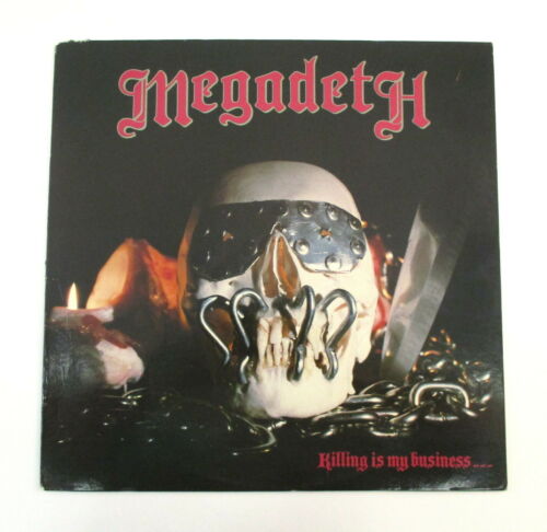 megadeth-killing-is-my-business-1985-original-lp-combat-8015-rare-thrash-metal