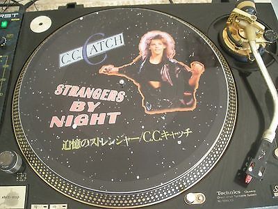  RARE ITALO DISCO 12 C C CATCH   STRANGER BY NIGHT PICTURE DISC PROMO JAPAN LP  