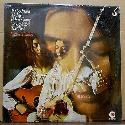 KAREN DALTON It s So Hard To Tell ORIGINAL 1969 Capitol LP Folk Psych SEALED 