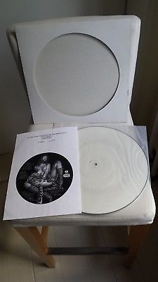METALLICA limited edition numbered 9 15 copies only     white Vinyl Testpress