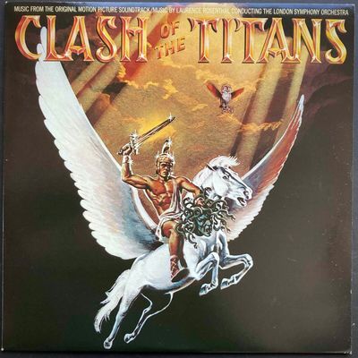 Clash of the Titans Original UK Vinyl LP Laurence Rosenthal Ray Harryhausen 1981