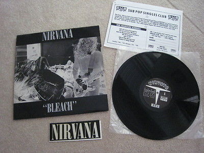 nirvana-bleach-original-1989-sub-pop-vinyl-w-inserts-vg