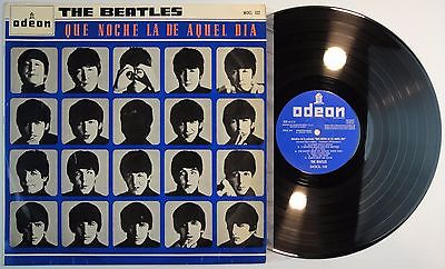  BEATLES   A HARD DAY    S NIGHT   SPANISH LP Orig 1st 1964   MOCL 122 ODEON EX 