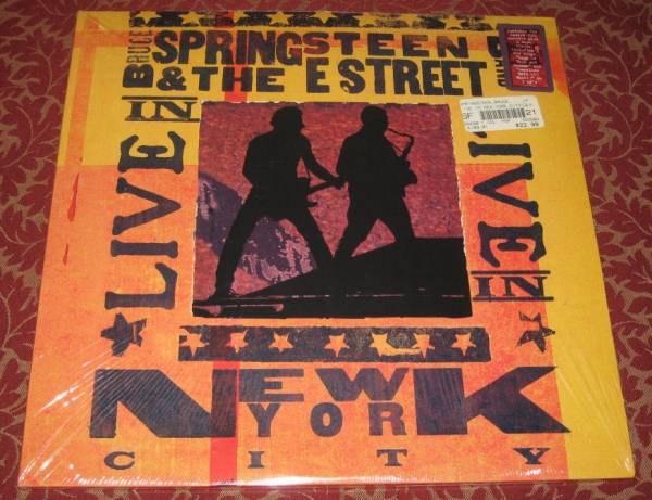 2001 Bruce Springsteen   The E Street Band LIVE in New York City 3 Lp Set SEALED