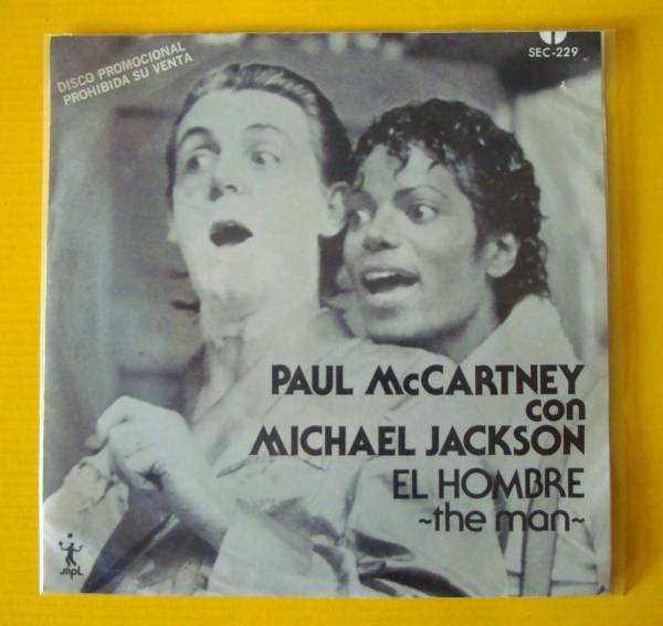     EXTRA RARE PS 45 MEXICO PROMO    MICHAEL JACKSON    EL HOMBRE   Paul McCartney