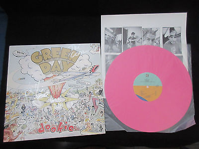 Green Day Dookie US Pink Vinyl LP in 1994 Signed Copy Punk