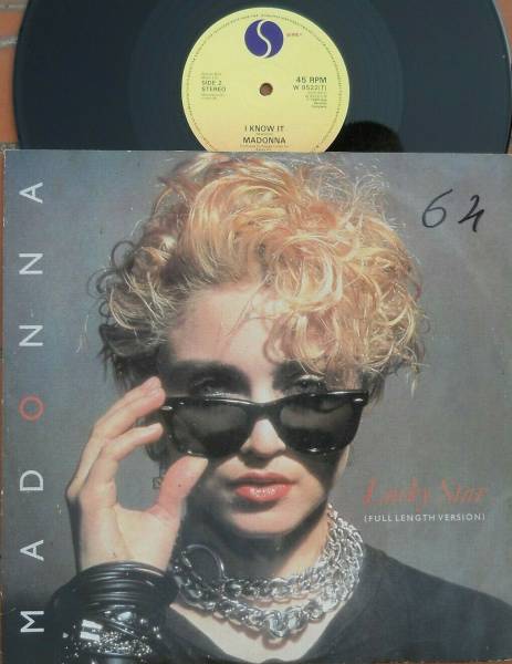 MADONNA    Lucky Star  Full lenght version    Sunglasses sleeve 12   45RPM