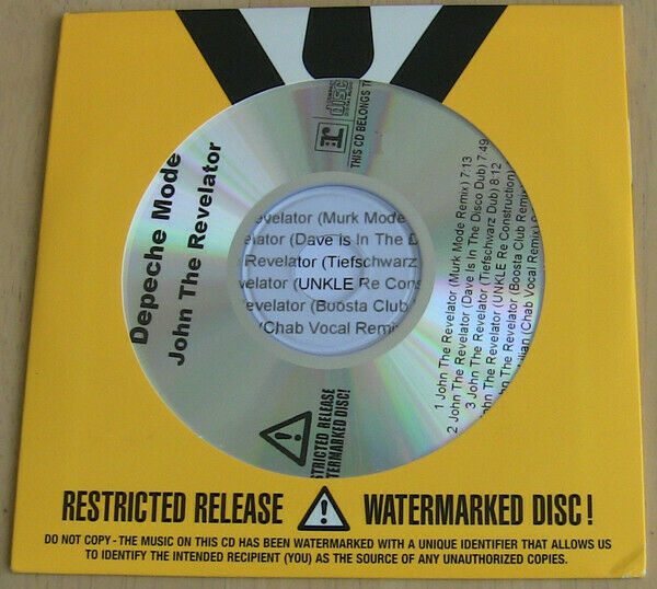 DEPECHE MODE   JOHN THE REVELATOR LILIAN    US 6 TRACK PROMO CD EXTREMELY RARE 
