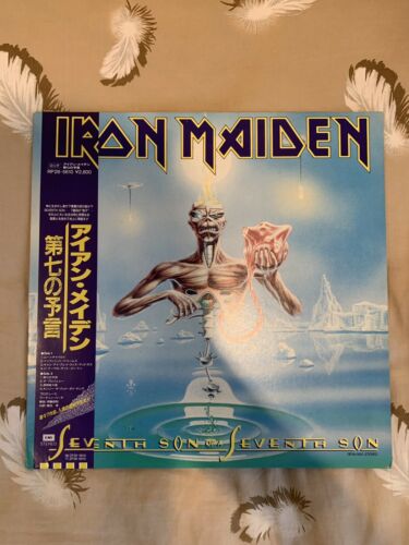 Iron Maiden Seventh Son Of A Seventh Son EMI RP28 5610 Japan  VINYL LP OBI Rare