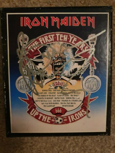 Signed Iron Maiden The First 10 Years 10 CD Boxset