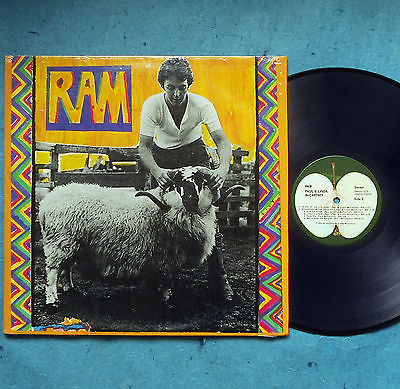 PAUL McCARTNEY         RAM         Orig 1971 APPLE 1st Press MINT Beauty TOP in Shrink LP